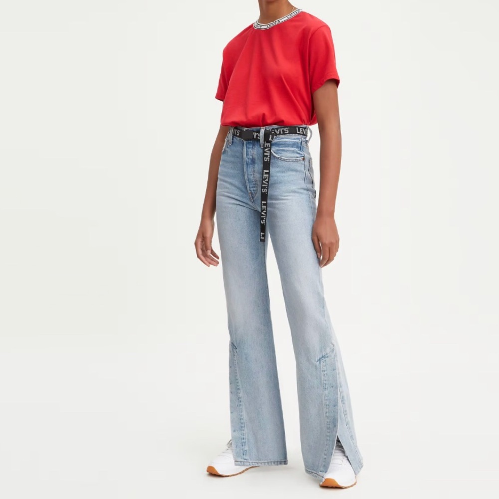 RARE Levi’s x Free People split flare denim jeans new with tags